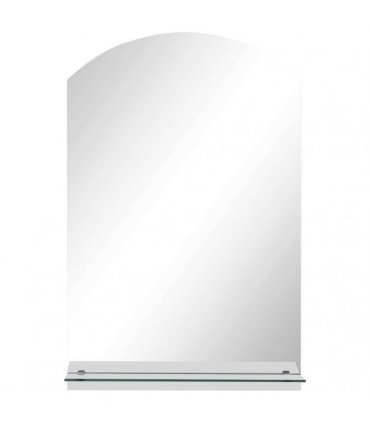 vidaXL Wall Mirror with Shelf 40x60 cm Tempered Glass