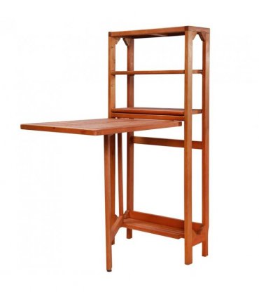 vidaXL Bistro Set | Natural wood | Solid acacia wood | 2-seater | Foldable