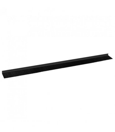 vidaXL Self-adhesive Door Brush Seals 6 pcs Black 100 cm