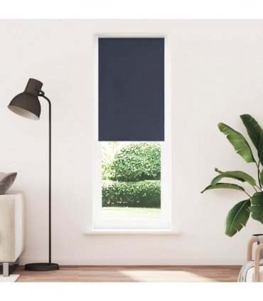 vidaXL Roller Blind Blackout Marine 70x210 cm Fabric Width 65.7 cm Polyester
