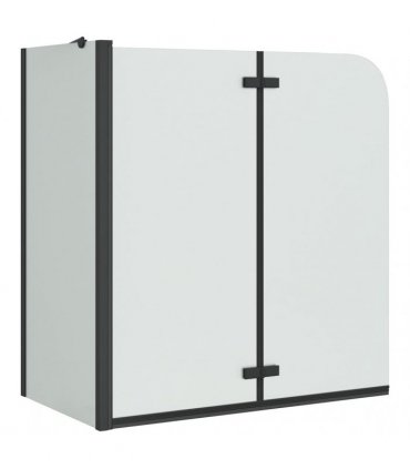 vidaXL Shower Enclosure Manual Black 120 x 68 x 130 cm