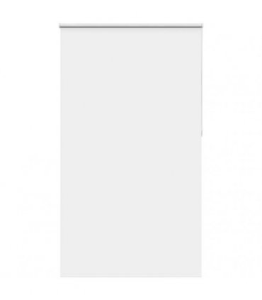 vidaXL Roller Blind Blackout White 125x230 cm Fabric Width 121.6 cm Polyester