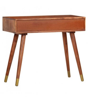 vidaXL Console Table 90x35x76 cm Solid Acacia Wood