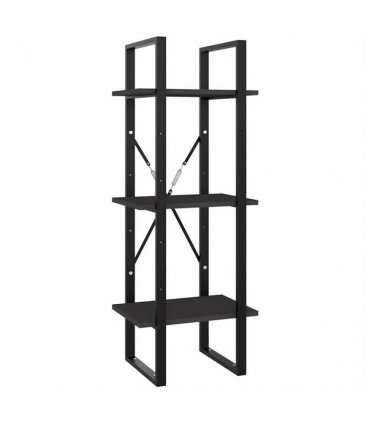 vidaXL 5-Tier Book Cabinet Grey 40x30x175 cm Engineered Wood