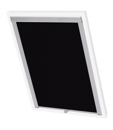vidaXL Blackout Roller Blind Black PK06