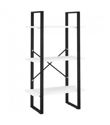 vidaXL 5-Tier Book Cabinet White 60x30x175 cm Engineered Wood