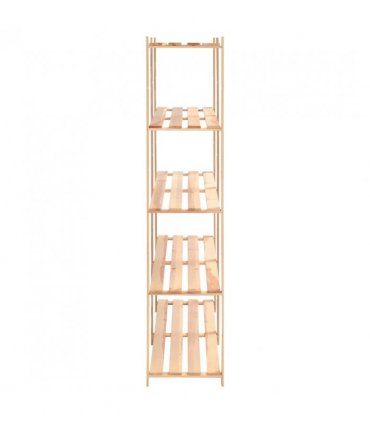 vidaXL 5-Tier Storage Rack 170x38x170 cm Solid Pinewood 500 kg