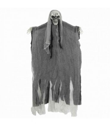 vidaXL Halloween Hanging Ghost 3 pcs Black 66 x 110 cm Polyester