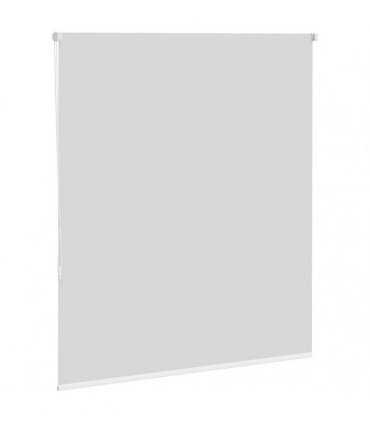 vidaXL Roller Blind Blackout White 125x130 cm Fabric Width 121.6 cm Polyester