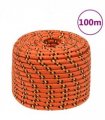 vidaXL Boat Rope Orange 14 mm 100 m Polypropylene