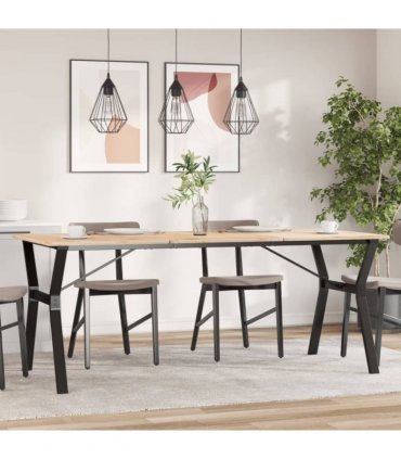 vidaXL Dining Table Legs Y-Frame 180x80x73 cm Steel