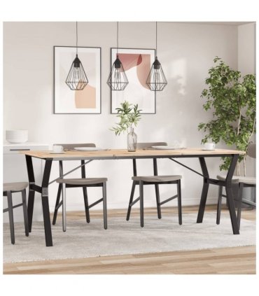 vidaXL Dining Table Legs Y-Frame 180x80x73 cm Steel