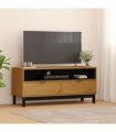 vidaXL TV Cabinet FLAM 110x40x50 cm Solid Wood Pine