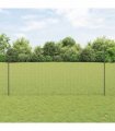 vidaXL Fence Post 22 pcs Grey 200 cm Steel