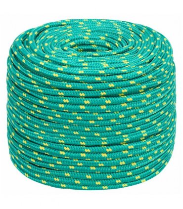 vidaXL Boat Rope Green 6 mm 100 m Polypropylene