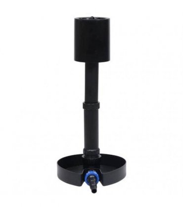 vidaXL Pond Skimmer | Black | PVC | Adjustable | Height-Adjustable