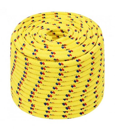 vidaXL Boat Rope Yellow 14 mm 25 m Polypropylene