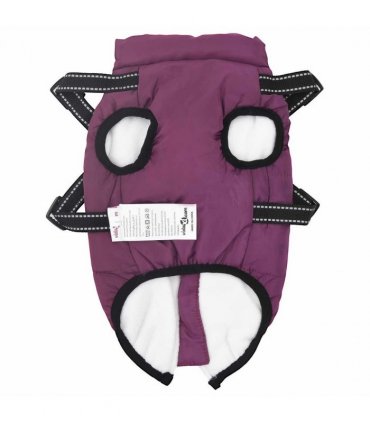 vidaXL Dog Coat Purple L24
