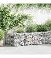 vidaXL Gabion Planter Galvanised Steel 180x90x50 cm