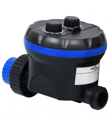 vidaXL Single Outlet Water Timer with Ball Valves