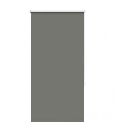 vidaXL Roller Blind Blackout Grey 85x150 cm Fabric Width 80.7 cm Polyester