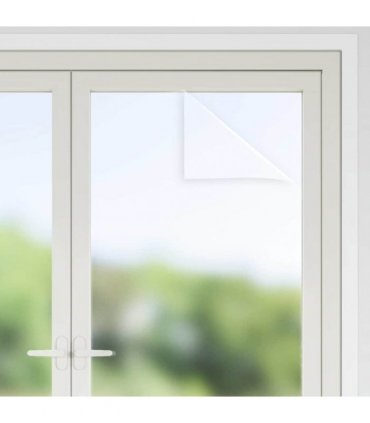 vidaXL Static Window Film Frosted Grey 60 x 500 cm PVC