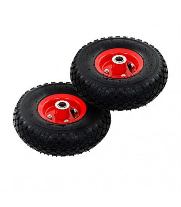 vidaXL Sack Truck Wheels 2 pcs Rubber 3.00-4 (245x82)