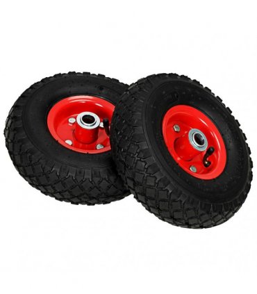 vidaXL Sack Truck Wheels 2 pcs Rubber 3.00-4 (245x82)
