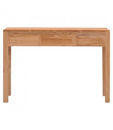 vidaXL Console Table 110x35x75 cm Solid Teak Wood