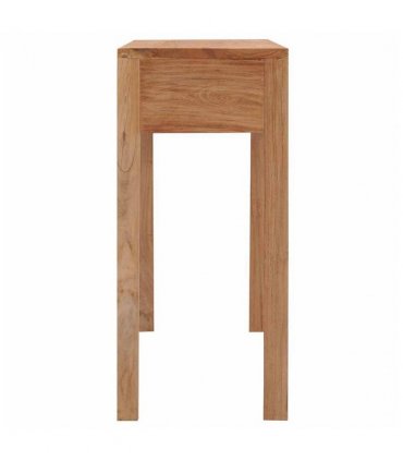 vidaXL Console Table 110x35x75 cm Solid Teak Wood