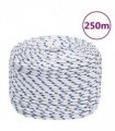 vidaXL Boat Rope White 8 mm 250 m Polypropylene