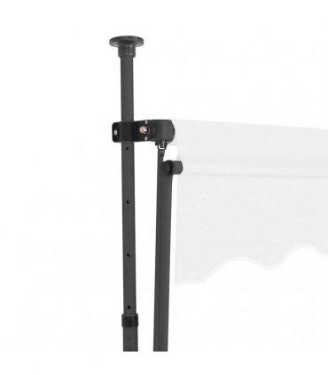vidaXL Manual Retractable Awning with LED 300 cm Cream