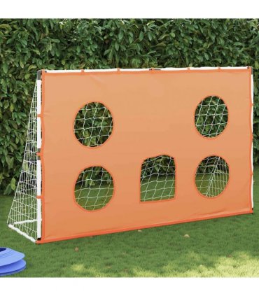 vidaXL Kids' Football Goal with Targeting Mat and Ball 182x62x118 cm