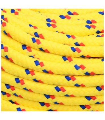 vidaXL Boat Rope Yellow 8 mm 250 m Polypropylene