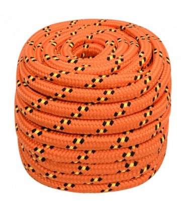 vidaXL Boat Rope Orange 20 mm 25 m Polypropylene