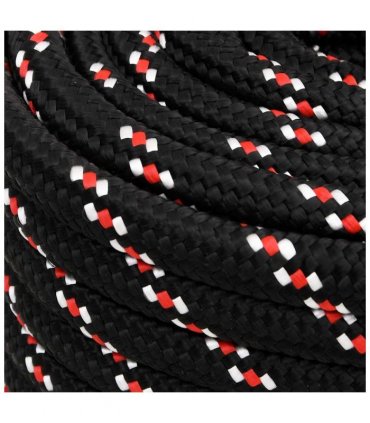 vidaXL Boat Rope Black 20 mm 25 m Polypropylene