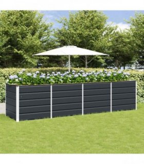 vidaXL Planter Anthracite 320 x 80 x 75 cm Steel