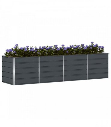 vidaXL Planter Anthracite 320 x 80 x 75 cm Steel
