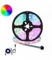 vidaXL LED Strip 2 pcs Black and Transparent 3000 mm