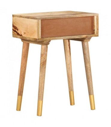 vidaXL Bedside Cabinet 43x30x58 cm Solid Mango Wood