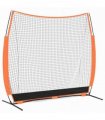 vidaXL Baseball Practice Net Black 250 x 106.5 x 210 cm Polyester