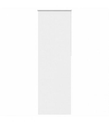 vidaXL Roller Blind Blackout White 65x230 cm Fabric Width 60.7 cm Polyester