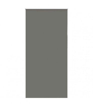 vidaXL Roller Blind Blackout Grey 110x230 cm Fabric Width 105.7 cm Polyester