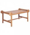vidaXL Coffee Table 100x50x45 cm Solid Teak