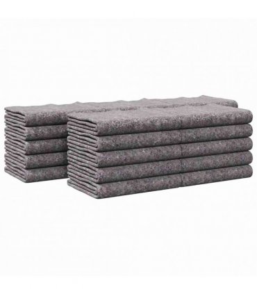 vidaXL Moving Blankets 25 pcs Grey 150 x 200 cm Fabric