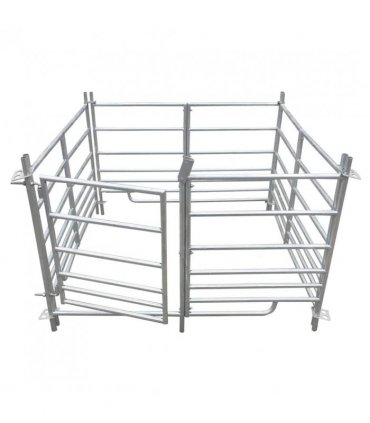 4-Panel Sheep Pen Galvanised Steel 137 x 137 x 92 cm
