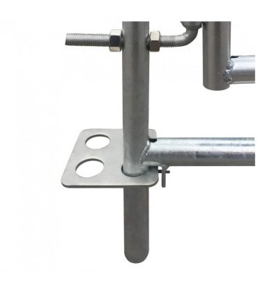 4-Panel Sheep Pen Galvanised Steel 137 x 137 x 92 cm