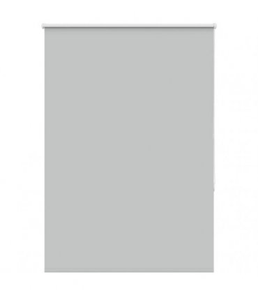 vidaXL Roller Blind Blackout Light Grey 105x150 cm Fabric Width 100.7 cm Polyester