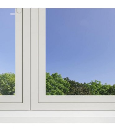 vidaXL Static Reflective Solar Window Film Silver 90 x 500 cm PVC