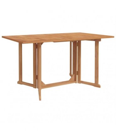 vidaXL Garden Dining Set 7 pcs Brown Solid Teak Wood